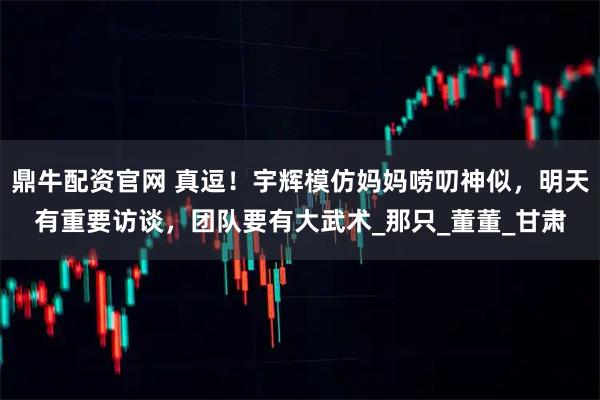 鼎牛配资官网 真逗！宇辉模仿妈妈唠叨神似，明天有重要访谈，团队要有大武术_那只_董董_甘肃