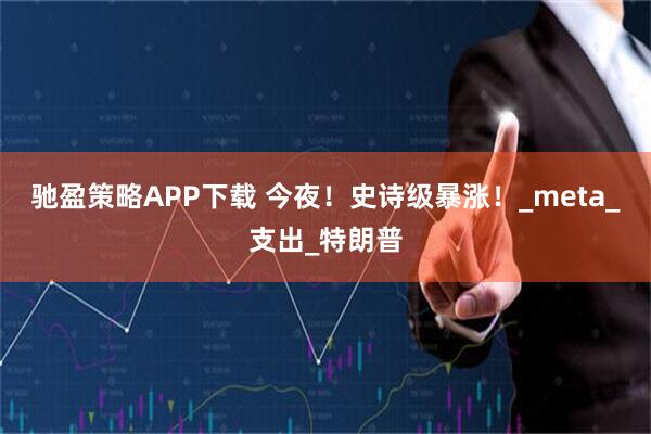 驰盈策略APP下载 今夜!史诗级暴涨!_meta_支出_特朗普