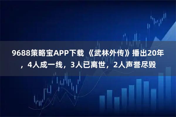 9688策略宝APP下载 《武林外传》播出20年，4人成一线，3人已离世，2人声誉尽毁